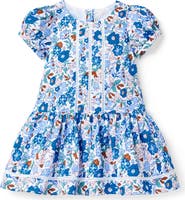 Janie and Jack Floral Corduroy Dress