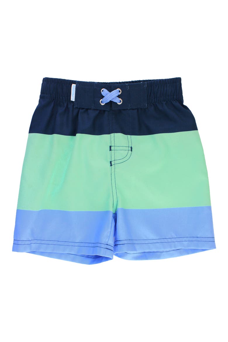 Logo Two-Piece Rashguard Swimsuit, Alternate, color, BLUE