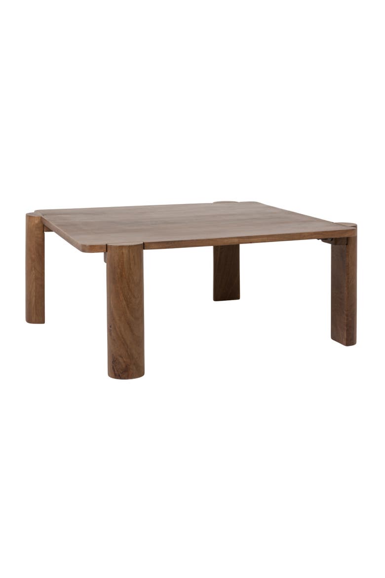 Square Coffee Table, Main, color, Brown
