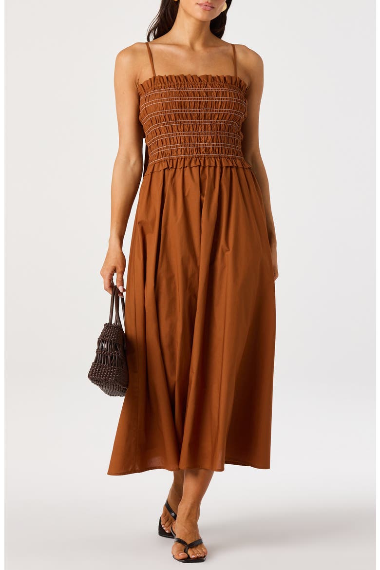 Harper A-Line Dress, Alternate, color, SIENNA