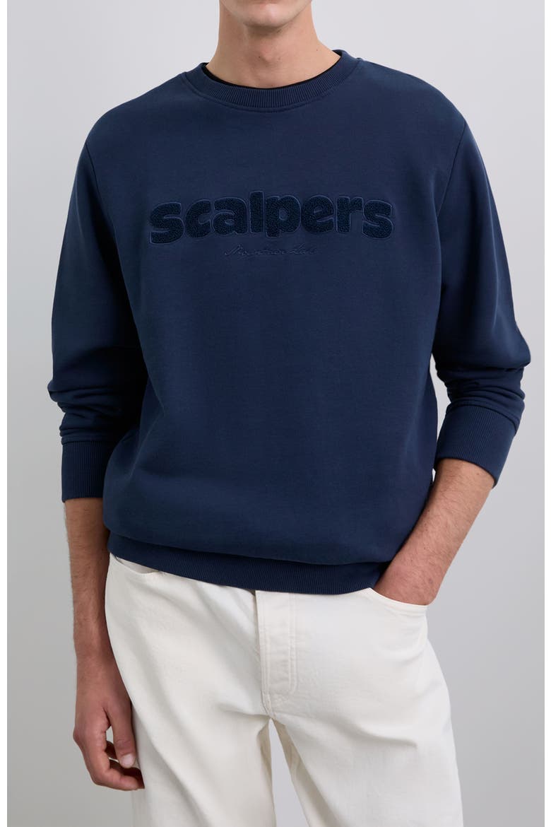 Terry Sweater, Main, color, Navy