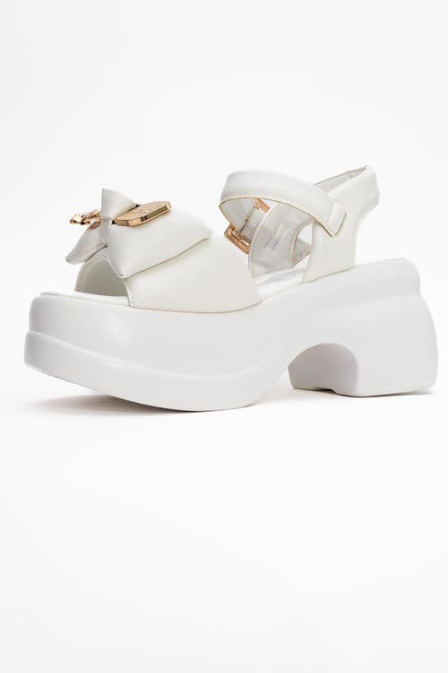 Prologue Shoes Merida Buckle Platform Sandal