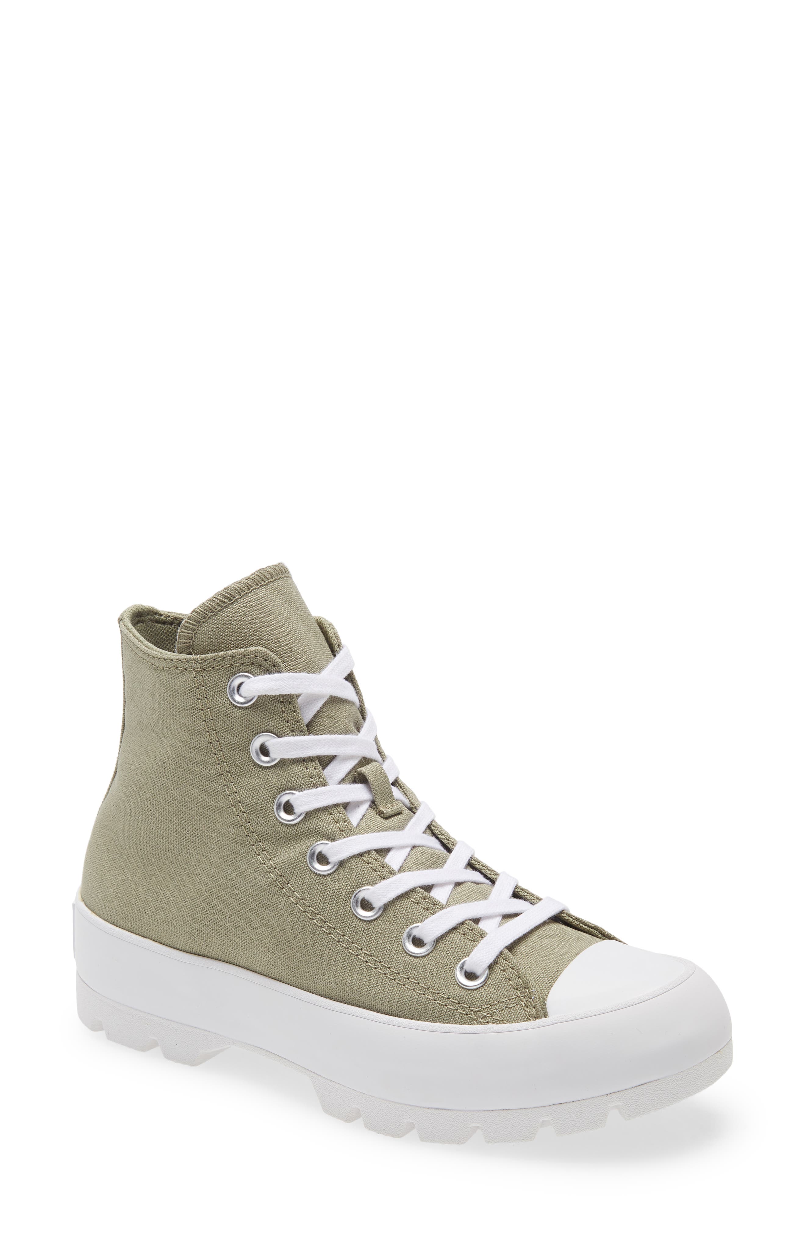 Gender Inclusive Chuck Taylor® All Star® Lugged Sneaker, Main, color, LIGHT FIELD SURPLUS/ WHITE