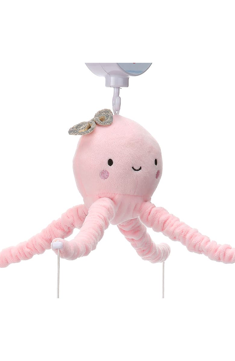 Lambs & Ivy Sea Dreams Dolphin/Turtle Musical Baby Crib Mobile Soother Toy, Alternate, color, Pink