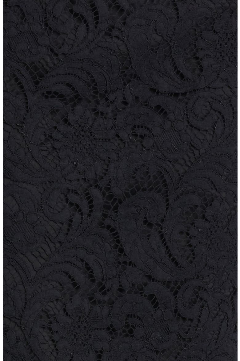 Lace Pencil Skirt, Alternate, color, BLACK