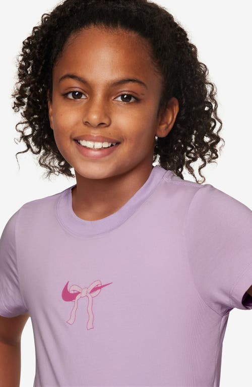 Nike Kids' Sportswear Graphic Crop T-shirt