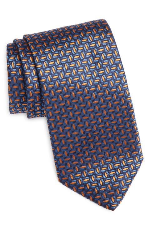 Abstract Pattern Silk Tie