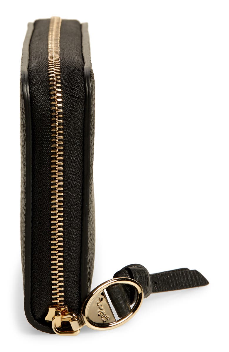 Longchamp Mailbox Compact Leather Wallet, Alternate, color, 