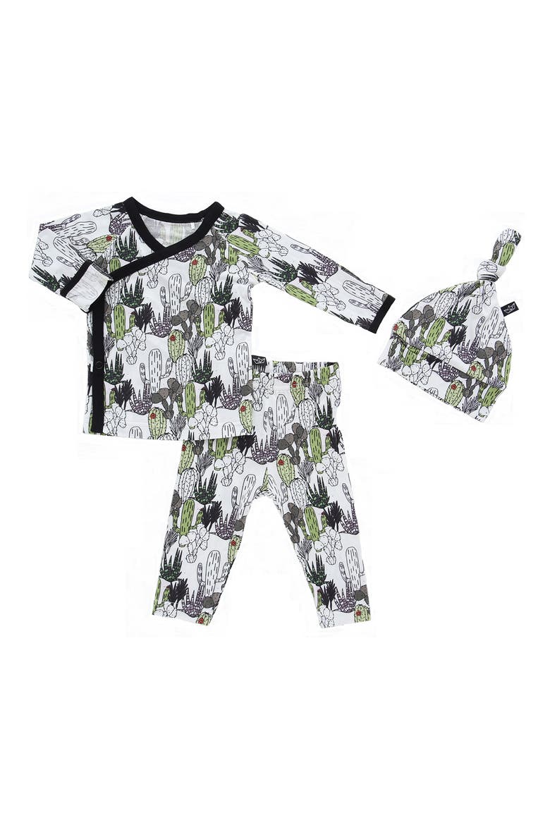 Cactus Take Me Home Top, Pants & Hat Set, Main, color, WHITE