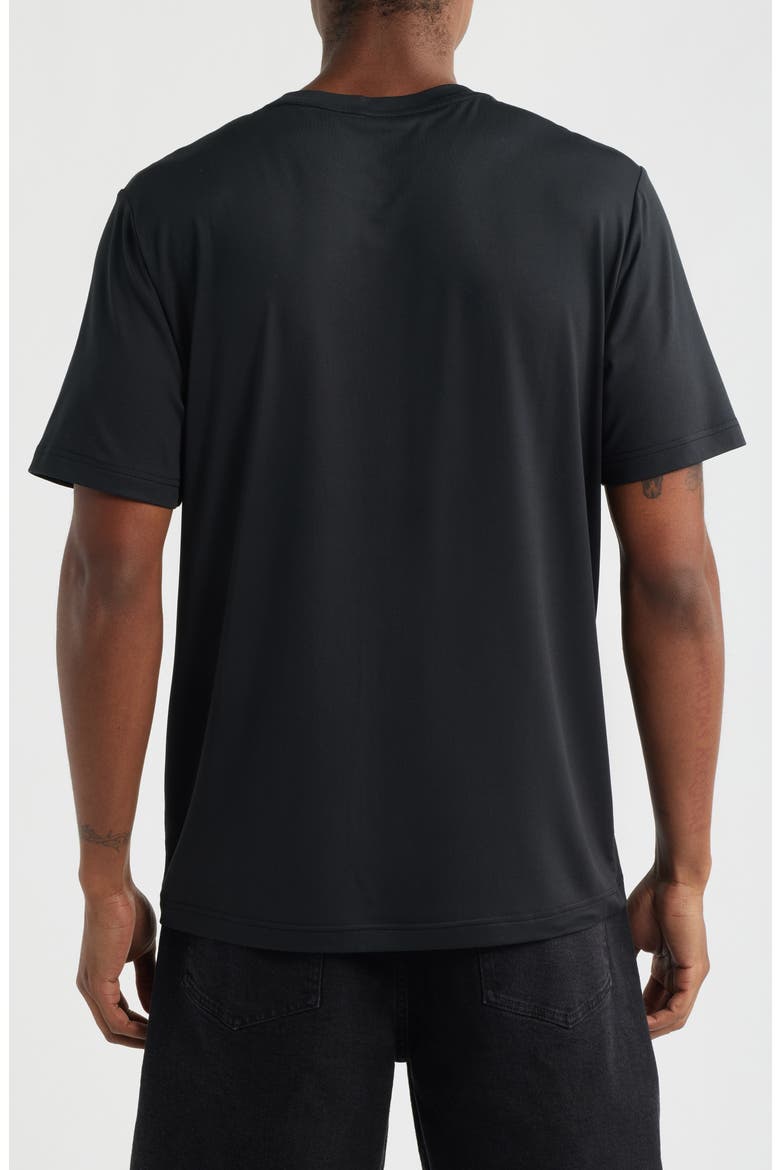 Santo Futbol Tech Logo Graphic T-Shirt, Alternate, color, BLACK