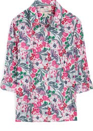 Seasalt Cornwall Larissa Floral Organic Cotton Button-Up Shirt