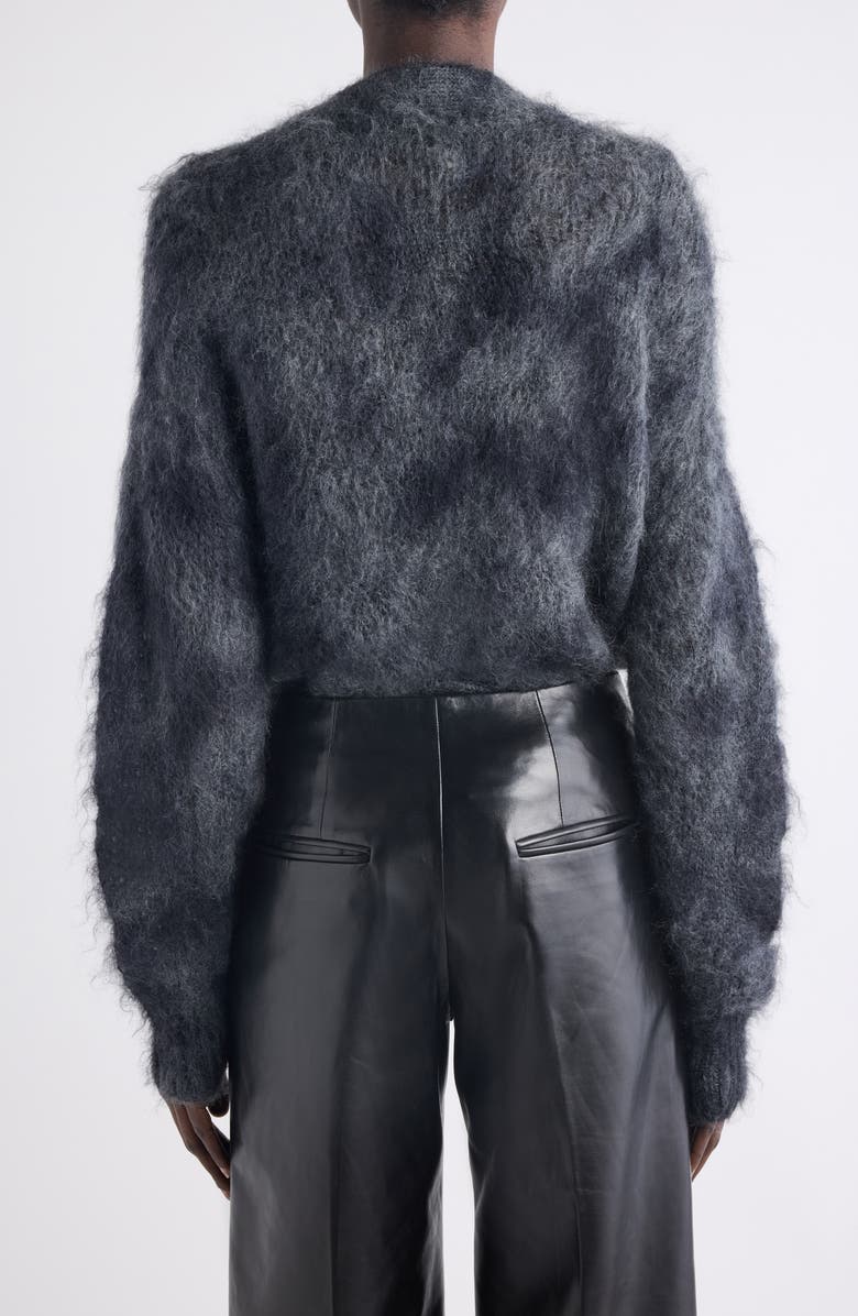 Isabel Marant Mylene Virgin Wool Blend Cardigan, Alternate, color, Anthracite