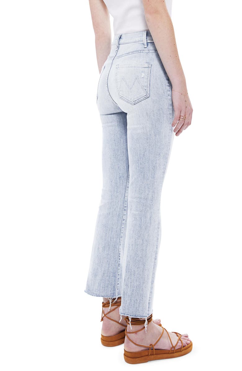 MOTHER The Hustler Frayed Ankle Jeans, Alternate, color, 