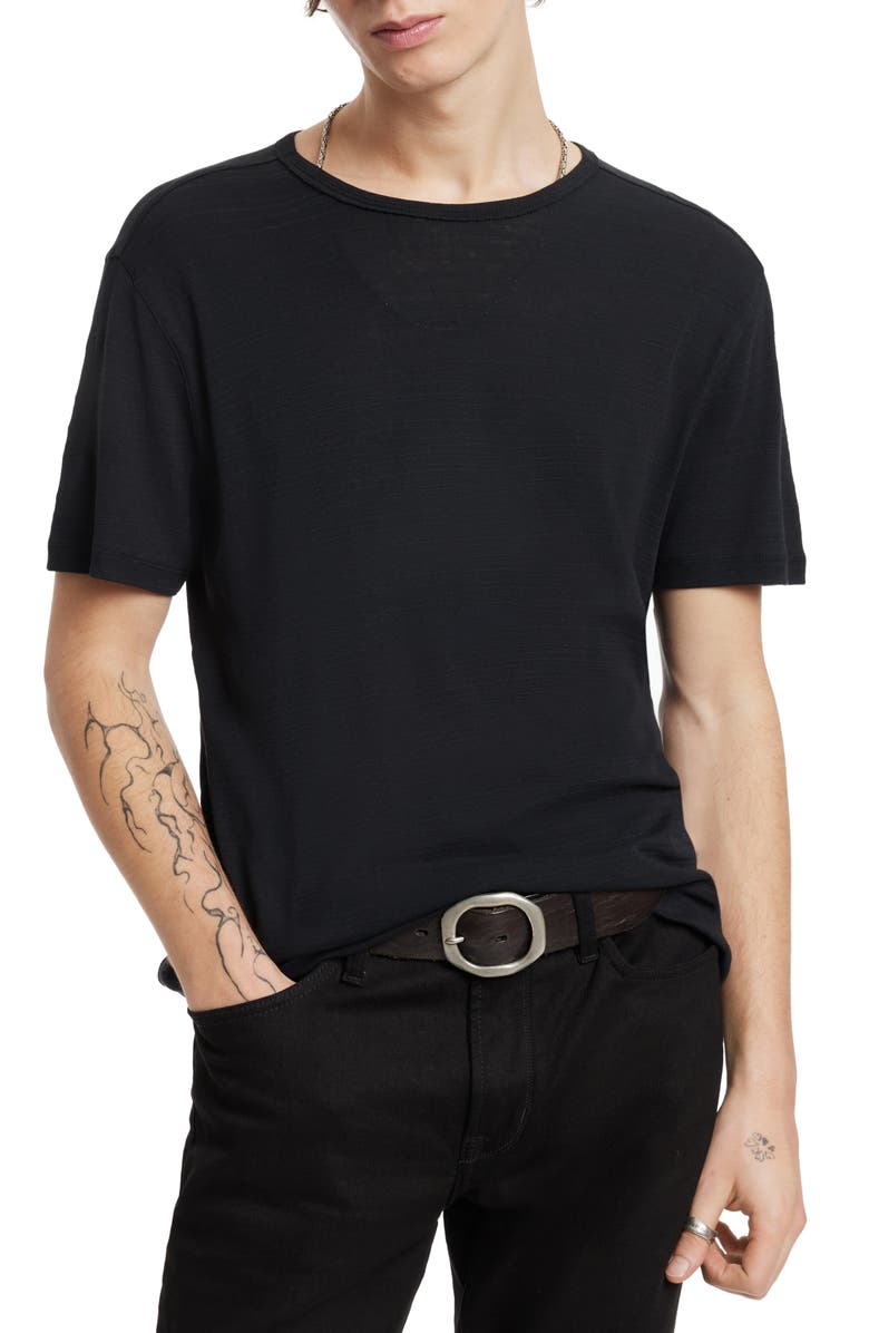 John Varvatos Winona Regular Fit Cotton Slub T-Shirt, Main, color,