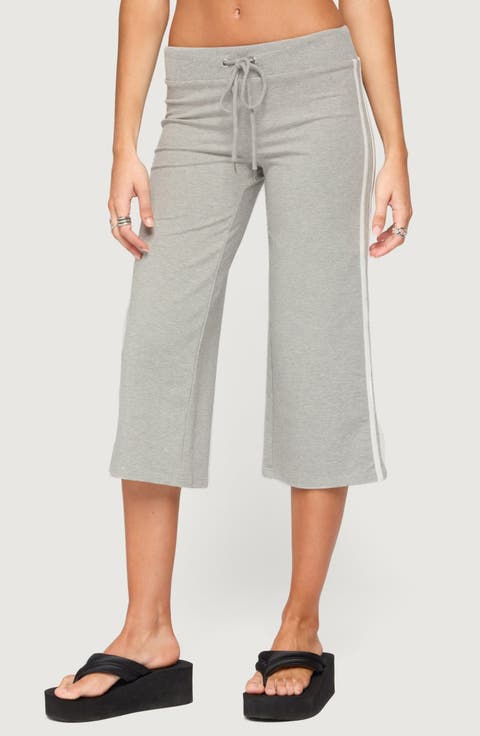 Zanele Side Stripe Capri Sweatpants