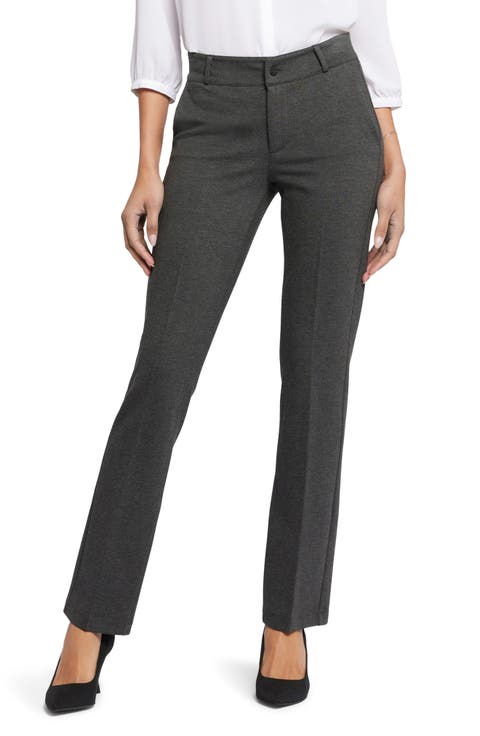 Women's Grey High-Waisted Pants & Leggings