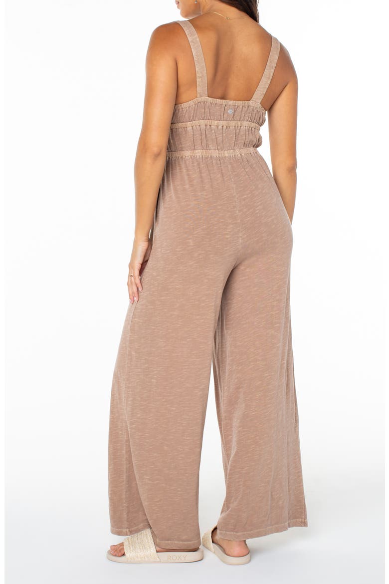 Clover Jumpsuit, Alternate, color, BROWNIE