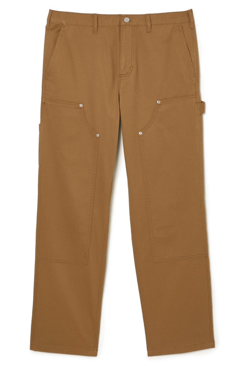 Straight Fit Stretch Carpenter Pants, Main, color, SIX COOKIE