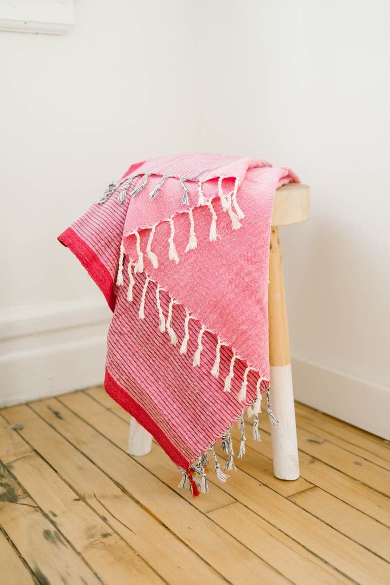 Tribeca Towel, Alternate, color, Pink