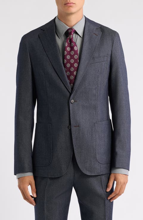 Hanry Slim Fit Virgin Wool Sport Coat