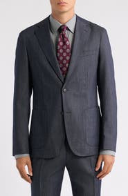 BOSS Hanry Slim Fit Virgin Wool Sport Coat
