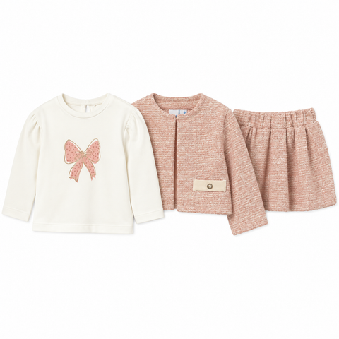 Tweed Skirt Set