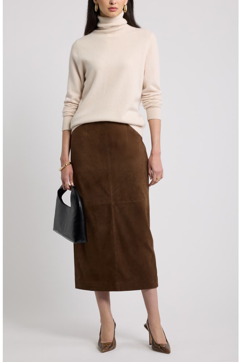 Classic Cashmere Turtleneck Sweater, Alternate, color, BEIGE BEACH