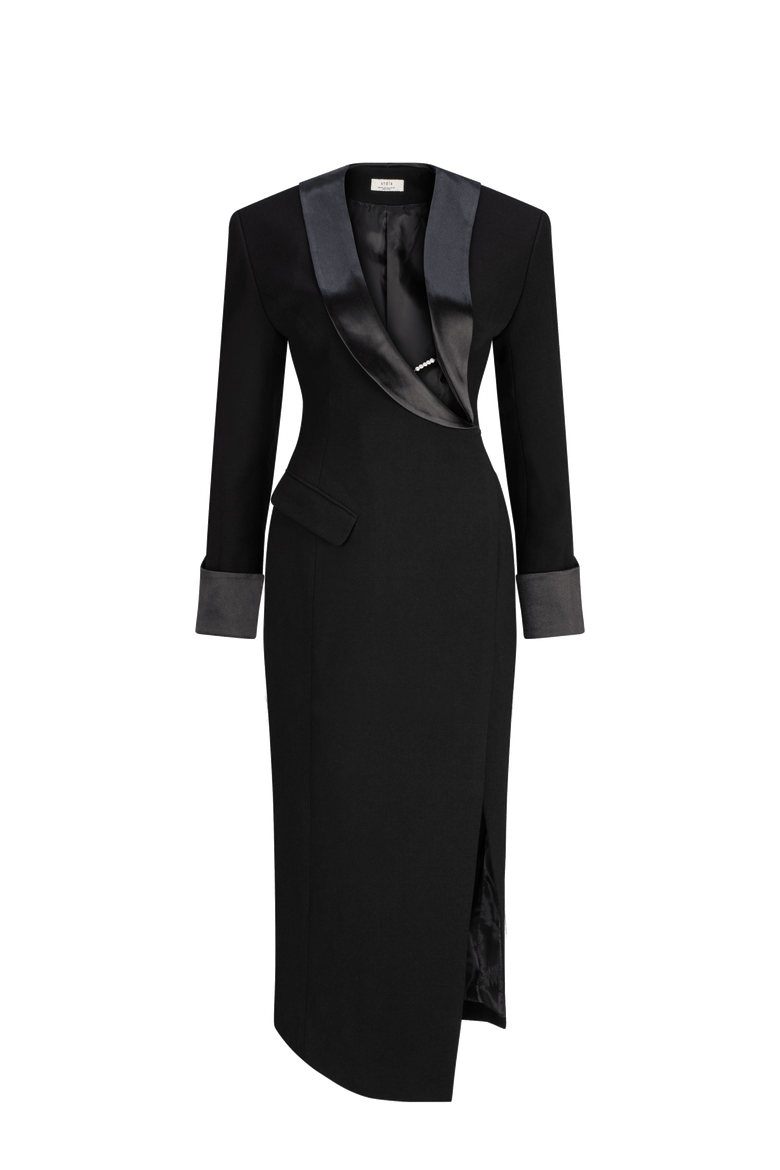 Veda Dress, Alternate, color, Black