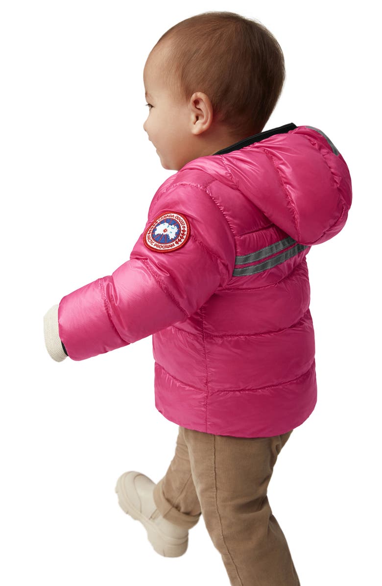 Canada Goose Crofton Water Resistant 750 Fill Power Down Recycled Nylon Puffer Jacket, Alternate, color, Summit Pink