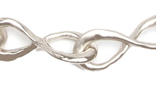 Saachi Eternal Loop Chain Necklace In Silver