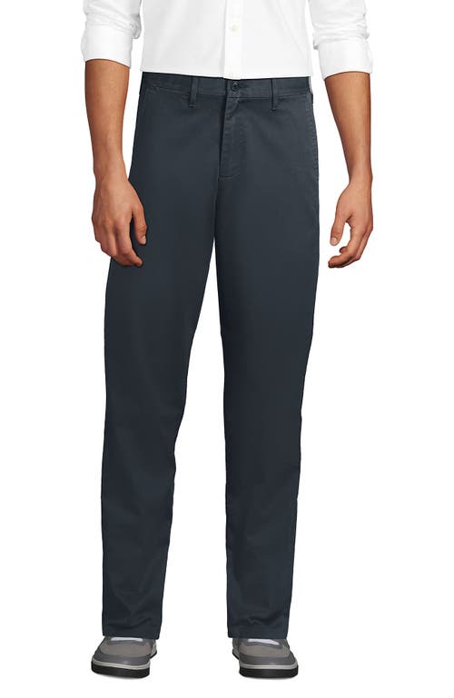 Lands' End Travel Kit Comfort Waist Classic Fit Chino Pant In Blue