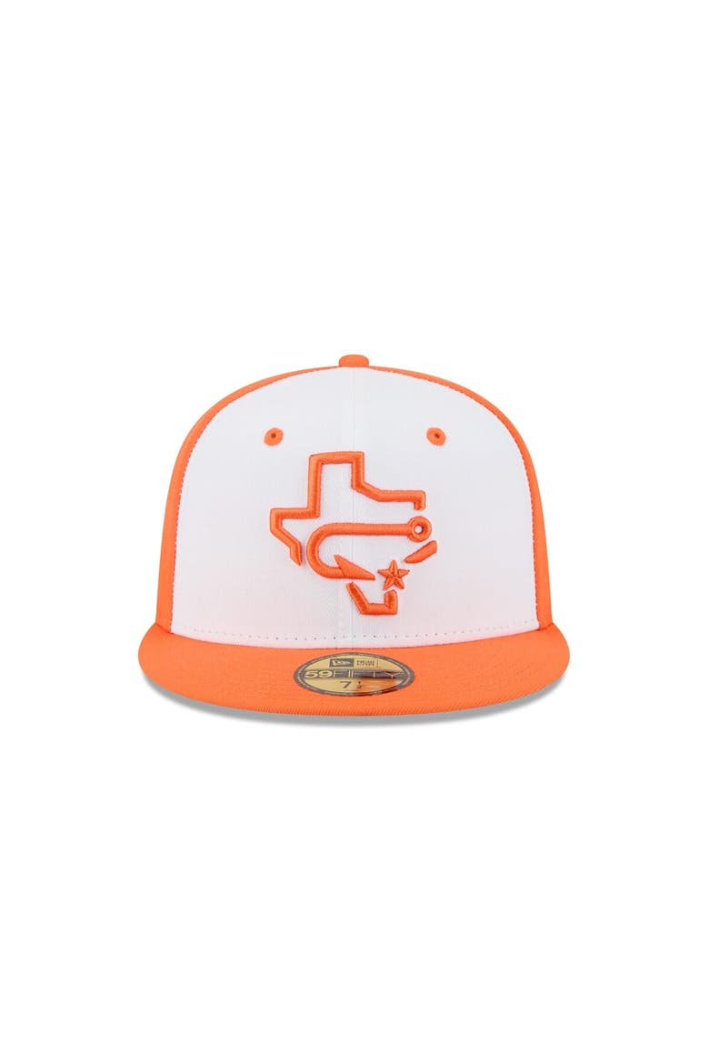 Men's New Era  White Corpus Christi Hooks Theme Nights 59FIFTY Fitted Hat, Alternate, color, White