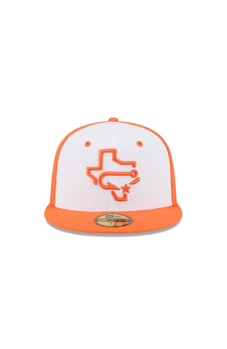 New Era Men's New Era White Corpus Christi Hooks Theme Nights 59FIFTY Fitted Hat, Alternate, color, White