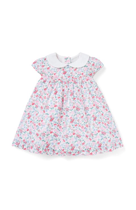 Baby Ditsy Floral Collar Dress (Infant)