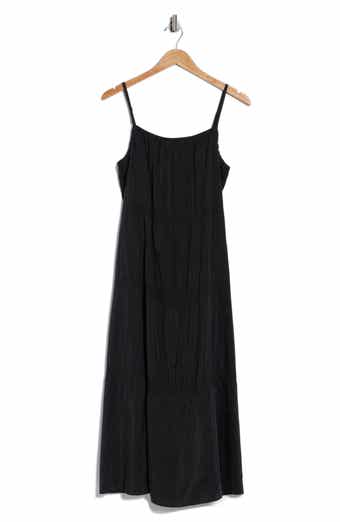 Eileen Fisher Smocked Cami Maxi Dress
