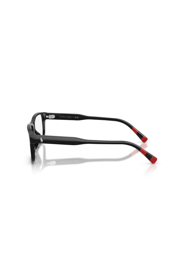 57mm Rectangle optical glasses, Alternate, color, Black