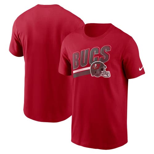 Nike Red Tampa Bay Buccaneers Essential Blitz Lockup T-shirt In Red