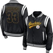 WEAR by Erin Andrews Women's WEAR by Erin Andrews Black Pittsburgh Steelers Bomber Full-Zip Jacket