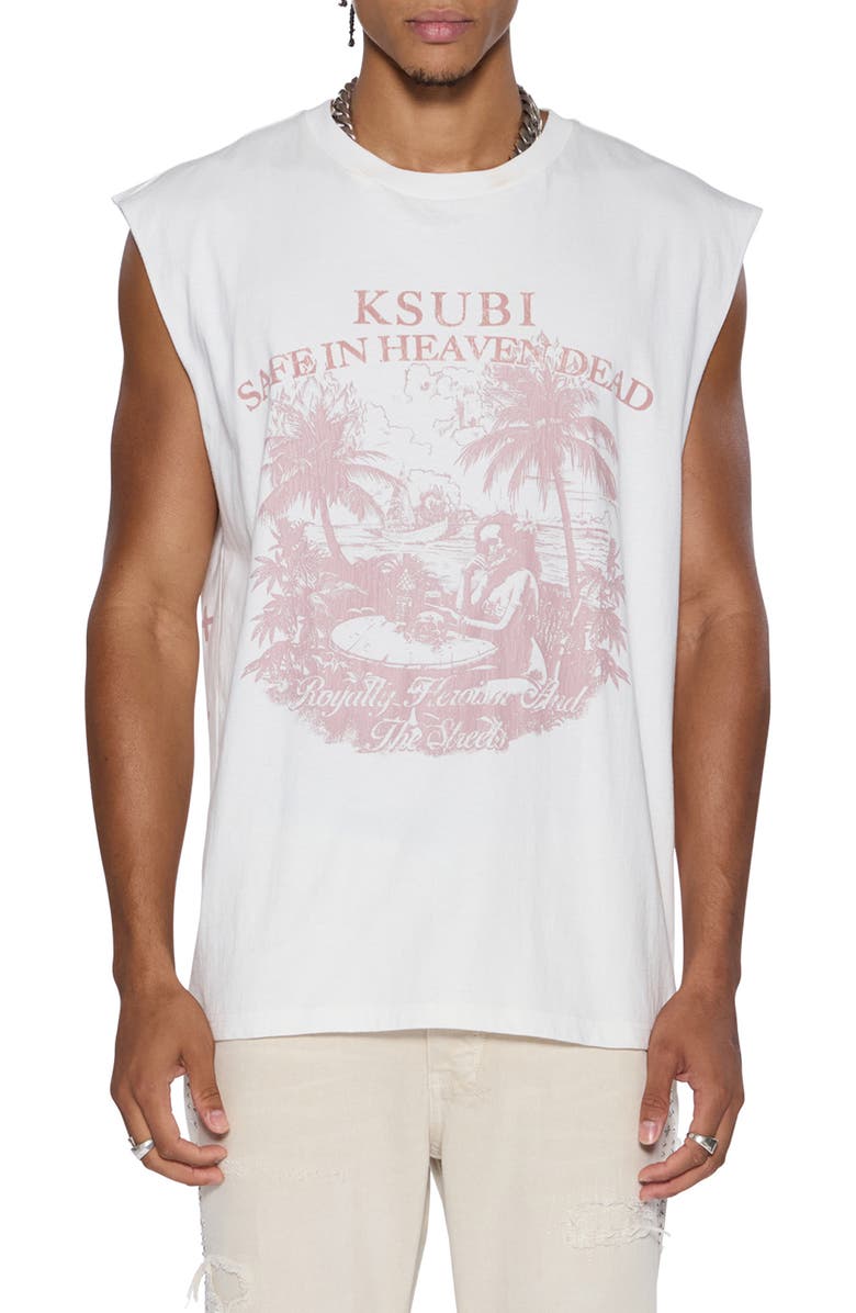 Ksubi Paradiso Cutoff Muscle Tee, Main, color, 