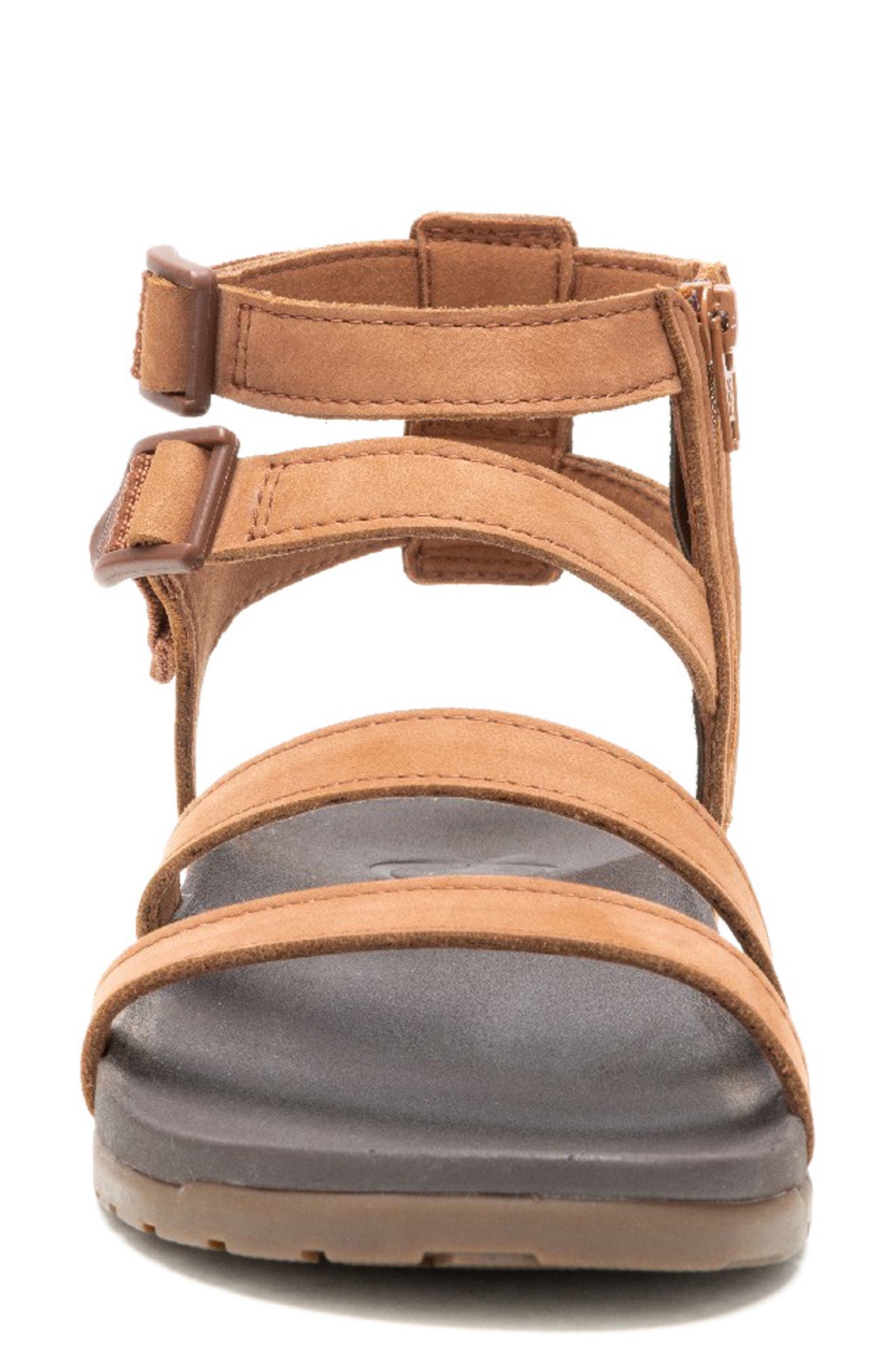 Lowdown Strappy High Sandal, Alternate, color, NUTSHELL