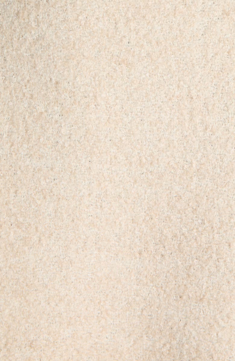 Moncler Wool Blend Bouclé Shirt Jacket, Alternate, color, Soft Beige