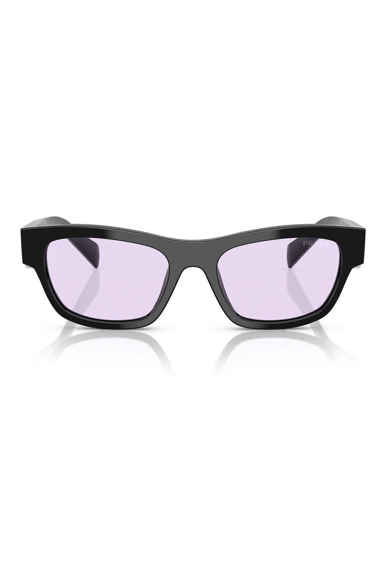52mm Butterfly Polarized Sunglasses, Main, color, VIOLET