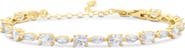 SHYMI Marquise & Oval Cubic Zirconia Tennis Bracelet