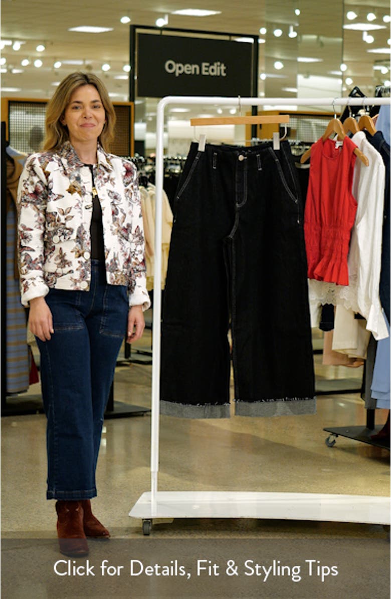 Pascal Loose Fit Raw Hem Jeans, sales video thumbnail