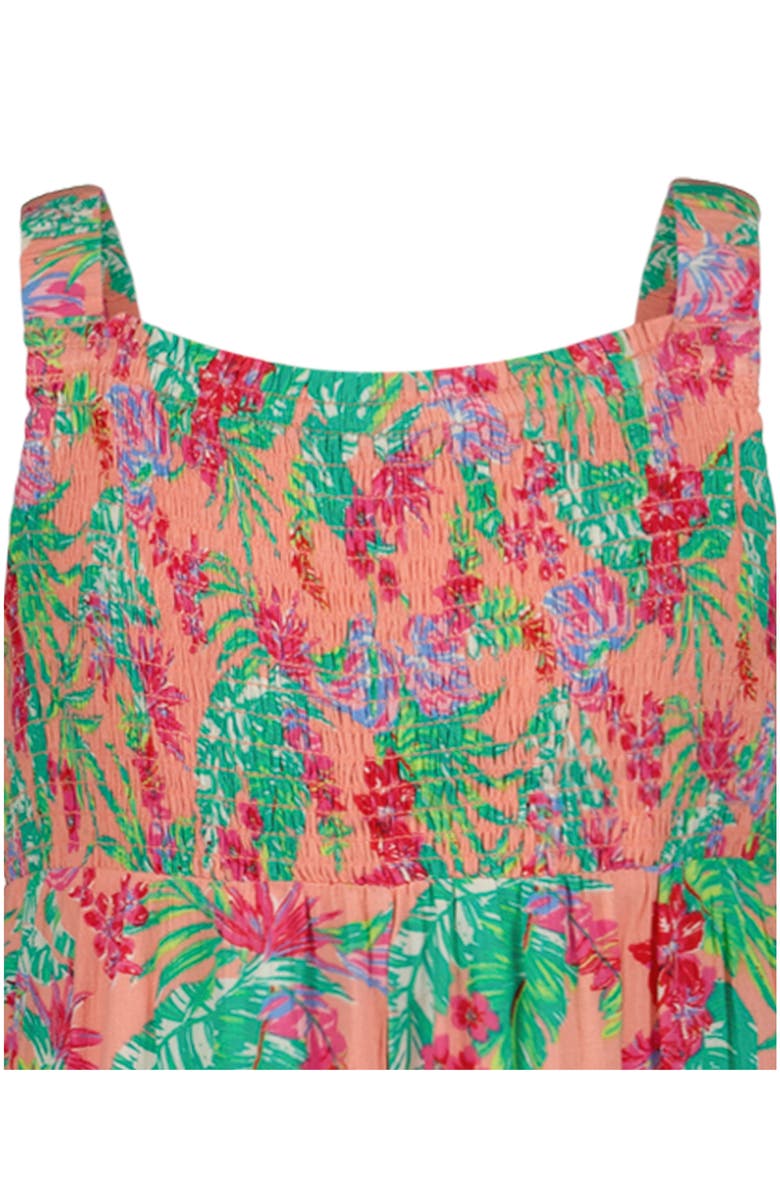 Roxy Kids' Coastal Breeze Jumpsuit, Alternate, color, Peach Pink