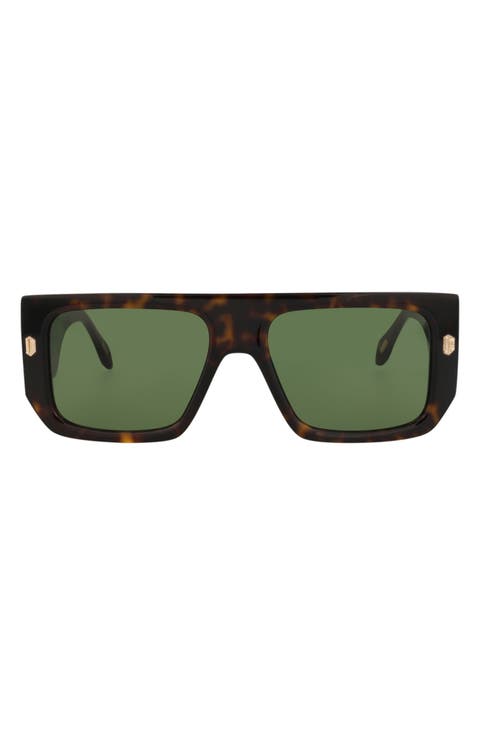 56mm Rectangular Sunglasses
