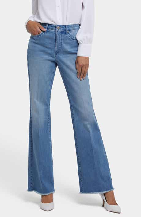 Ava Frayed High Waist Flare Jeans