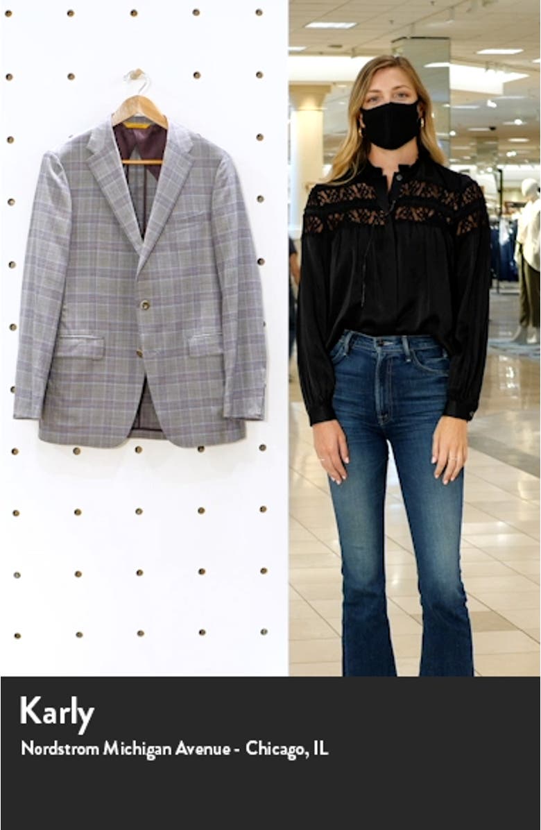 Hickory Freeman Classic Fit Windowpane Wool Sport Coat, sales video thumbnail