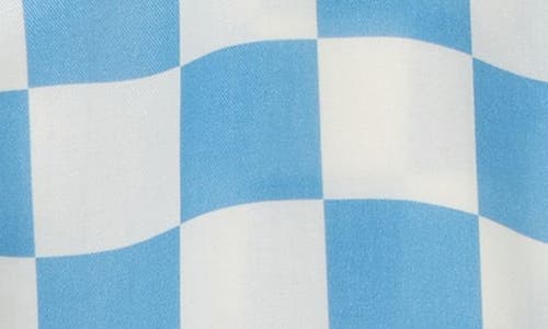 Boardies Mojo Check-print Woven Shirt 3-10 Years In Blue/cream