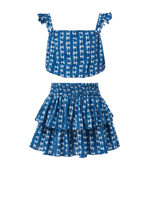 Bryn Bubble Top & Tiered Skirt Set (Toddler, Little Kids, Big Kid))